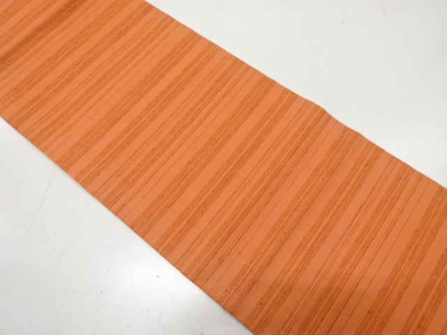 横段模様織り出し　紬名古屋帯